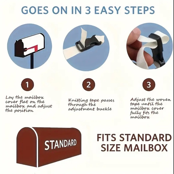 Mailbox Cover, Sunflower/Butterfly Print, Mailbox Cover, Fits Standard Mailbox. - Picture 8 of 8